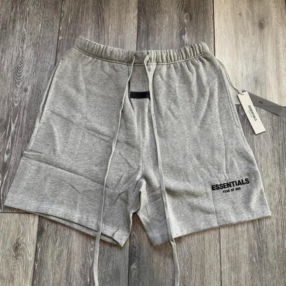 Essentials Fear of God FOG Shorts 'Dark Oatmeal' NWT